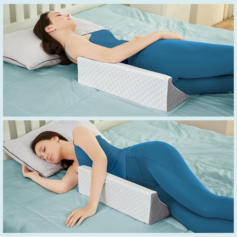 Loeysu Wedge Pillow for Sleeping, Side Sleeper Body Back Positioners for Back Pain, Preventing Bedsores, After Surgery, Pregnancy Support, Ankle Support, Bed Wedge Pillow for Side Sleepers - Image 2